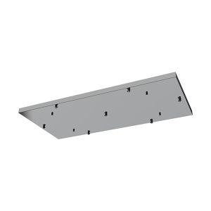 Carys 7 Hole 960 x 460mm Rectangular Canopy Kit (FRAME ONLY), Chrome
