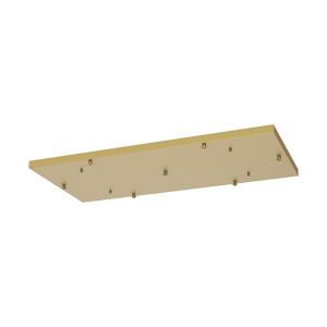 Carys 7 Hole 960 x 460mm Rectangular Canopy Kit (FRAME ONLY), Gold