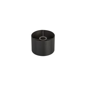 Hemel Round, 18x13.5cm Shade, Self Lined Slate Satin & Slate Carrier