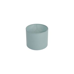 Hemel Round, 20x16.5cm Shade, Duck Egg Linen With Translucent Inner & Duck Egg Carrier