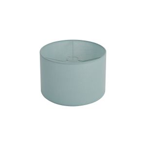 Hemel Round, 30x20cm Shade, Duck Egg Linen With Translucent Inner & Duck Egg Carrier