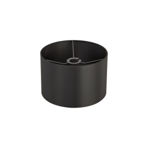 Hemel Round, 30x20cm Shade, Self Lined Slate Satin & Slate Carrier