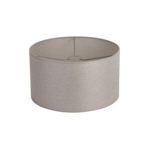 Hemel Round, 40x22cm Shade, Cement Linen With Translucent Inner & Cement Carrier