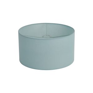 Hemel Round, 40x22cm Shade, Duck Egg Linen With Translucent Inner & Duck Egg Carrier