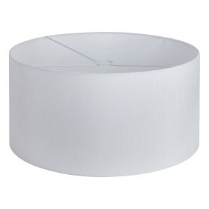 Hemel Round, 60x30cm Shade, Self Lined Porcelain Faux Silk & Porcelain Carrier