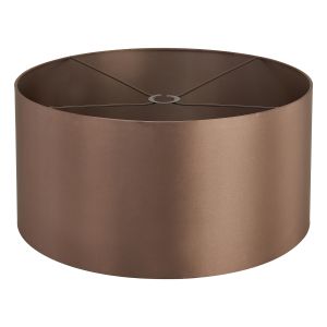 Hemel Round, 60x30cm Shade, Self Lined Stone Satin & Stone Carrier