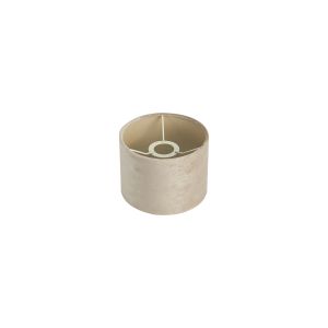 Hemel Round, 18x13.5cm Shade, Latte Velvet With Prosecco Paper Lining & Prosecco Finish Carrier