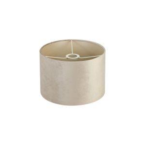 Hemel Round, 30x20cm Shade, Latte Velvet With Prosecco Paper Lining & Prosecco Finish Carrier