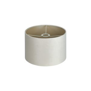 Hemel Round, 30x20cm Shade, Mink Velvet With Prosecco Paper Lining & Prosecco Finish Carrier