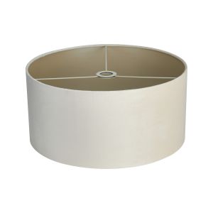 Hemel Round, 50x25cm Shade, Mink Velvet With Prosecco Paper Lining & Prosecco Finish Carrier