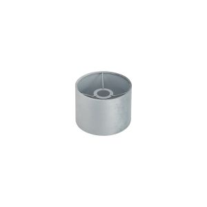 Hemel Round, 18x13.5cm Shade, Light Grey Velvet With Light Grey TC Lining & Light Grey Finish Carrier