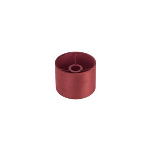 Hemel Round, 18x13.5cm Shade, Oxblood Velvet With Oxblood TC Lining & Oxblood Finish Carrier