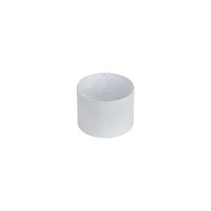 Hemel Round, 18x13.5cm Shade, Self Lined Porcelain Faux Silk & Porcelain Carrier