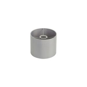 Hemel Round, 20x16.5cm Shade, Self Lined Lunar Faux Silk & Lunar Carrier
