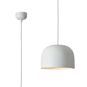 Ecer 22cm Pendant, 1 x E27, Sand White