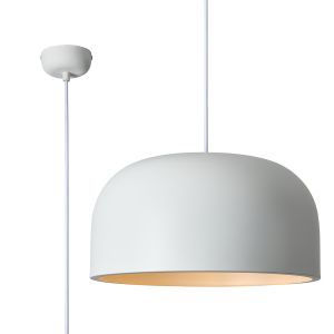 Ecer 43cm Pendant, 1 x E27, Sand White