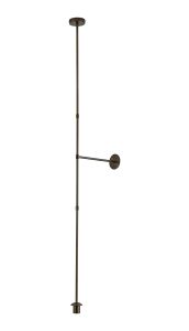 Zara Multi Height Fixed Pendant (FRAME ONLY), 1 Light E27, Bronze