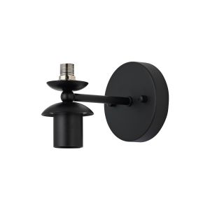 Zara Wall Light (FRAME ONLY), 1+1 Up & Down Light G9+E27, Satin Black