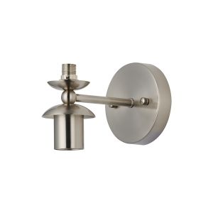 Zara Wall Light (FRAME ONLY), 1+1 Up & Down Light G9+E27, Satin Nickel