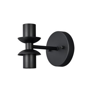Zara Wall Light (FRAME ONLY), 1+1 Up & Down Light E27, Satin Black
