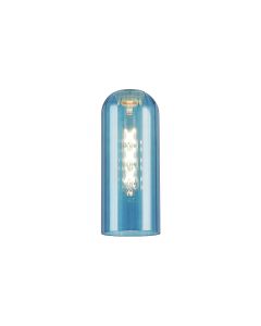 Zara Tubular 10 x 25cm Glass Shade (A), Blue
