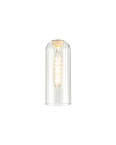 Zara Tubular 10 x 25cm Glass Shade (A), Clear