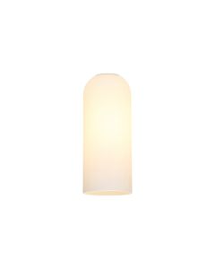 Zara Tubular 10 x 25cm Glass Shade (A), Frosted