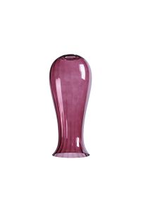Zara Vase 15 x 35cm Glass Shade (B), Aubergine