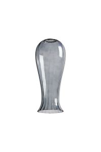 Zara Vase 15 x 35cm Glass Shade (B), Smoke Blue