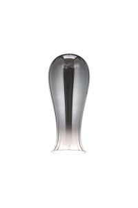 Zara Vase 15 x 35cm Glass Shade (B), Smoke Fade