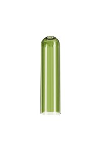 Zara Tubular 10 x 39cm Glass Shade (A), Moss Green