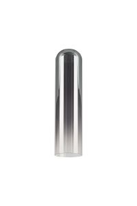 Zara Tubular 10 x 39cm Glass Shade (A), Smoke Fade