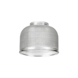 Luxe 14.5x11cm Prismatic Dome Glass Shade (D), Clear
