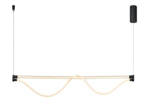 Fugaz Linear Pendant, 38W LED, 3000K, 2600lm, Sand Black, 3yrs Warranty
