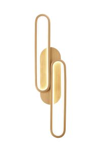Buesda Wall Lamp, 3 Step Dimming, 18W LED, 3000K, 1100lm, Brushed Gold, 3yrs Warranty