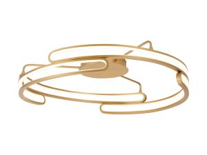 Buesda 80cm Ceiling, 3 Step Dimming, 70W LED, 3000K, 5500lm, Brushed Gold, 3yrs Warranty