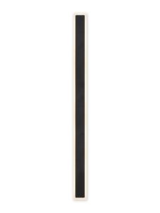 Thalia 1.2m Rectangle Wall Lamp, 1 x 28W LED, 3000K, 2580lm, IP65, Black, 3yrs Warranty