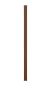 Thalia 1.4m Rectangle Wall Lamp, 1 x 32W LED, 3000K, 3600lm, IP65, Dark Brown, 3yrs Warranty