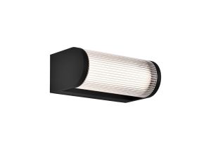 Gant Wall Light, 12W LED, 3000K, 890lm, IP65, Black, 3yrs Warranty
