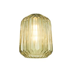 Alux 20cm x 26cm Origami Cylinder Glass (B) Shade, Moss Green
