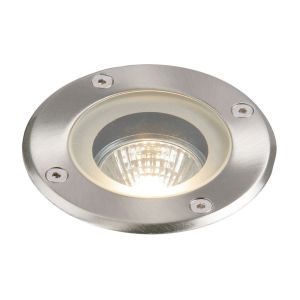 Saxby GH98042V Pillar Single 50W Outdoor Walkover Ground Light Stainless Steel Finish