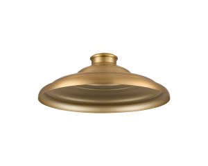 Carman Round Tiered Metal Lampshade, Brass/Gold