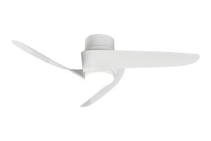 Groenland S 1m 24W LED Dimmable Ceiling Light With Built-In 30W DC Fan, 2700-5000K Remote Control, 2640lm, White, 5yrs Warranty