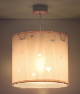 SWEET DREAMS Childrens Pendant Lamp 1xE27 PINK
