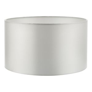 Hilda E27 Ivory Faux Silk 30cm Drum Shade (Shade Only)