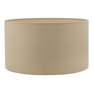 Hilda E27 Taupe Faux Silk 30cm Drum Shade (Shade Only)