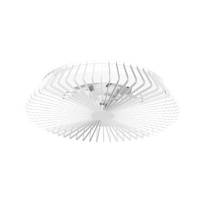 Himalaya 70W LED Dimmable Ceiling Light With Built-In 35W DC Fan, c/w Remote Control, APP & Alexa/Google Voice Control, 4900lm, White, 5yrs Warranty
