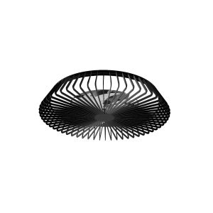 Himalaya 70W LED Dimmable Ceiling Light With Built-In 35W DC Fan, c/w Remote Control, APP & Alexa/Google Voice Control, 4900lm, Black, 5yrs Warranty