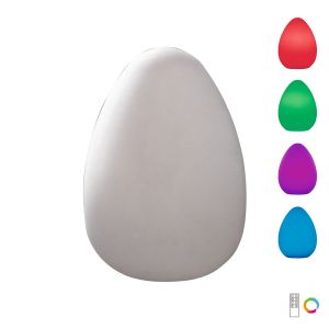 Huevo Egg Table Lamp Large Induction LED RGB Outdoor IP65, 120lm, Opal White, 2yrs Warranty