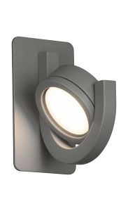Iguazu Wall Lamp, Requires 1 x GX53, IP54, Anthracite, 2yrs Warranty